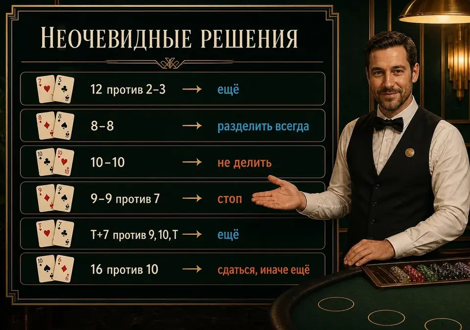 Схема-инфографика: решения базовой стратегии, которые кажутся неочевидными